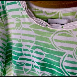 Alfred Dunner ombré pullover top with small beading